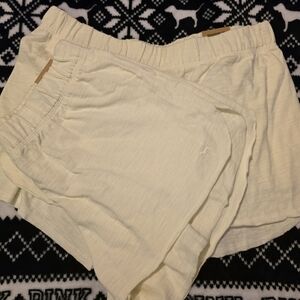 PINK Victoria's Secret Cream Athletic Shorts